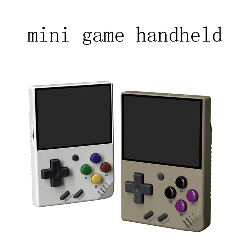 Reproductores de juegos portátiles MIYOO Mini V2 V3 ly actualizado 2 8 pulgadas Full Fit ScreenPortable Console Retro Handheld Classic Gaming Emulator 230731