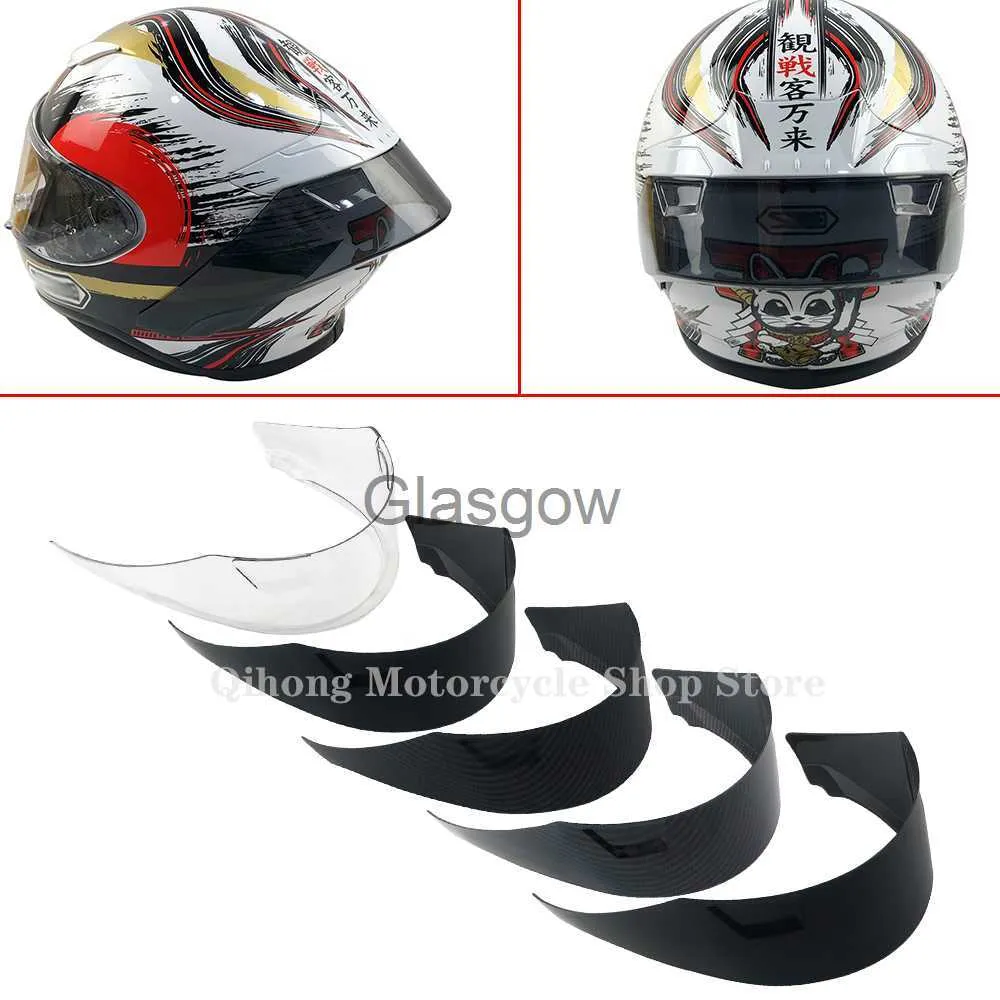 Capacetes de motocicleta carbono motocicleta traseira Capacero de acabamento traseiro Capa de spoiler para acessórios Shoei Z7 x0731