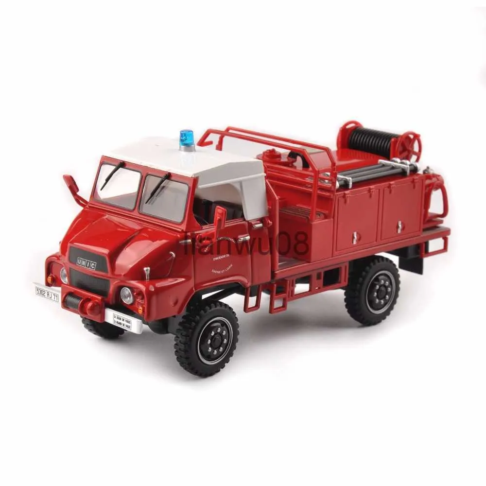 Diecast Model Cars 143 Skala Collection Fire Engine Truck Fordon Toy Gift Mini Car Model Toys Kids Toy X0731