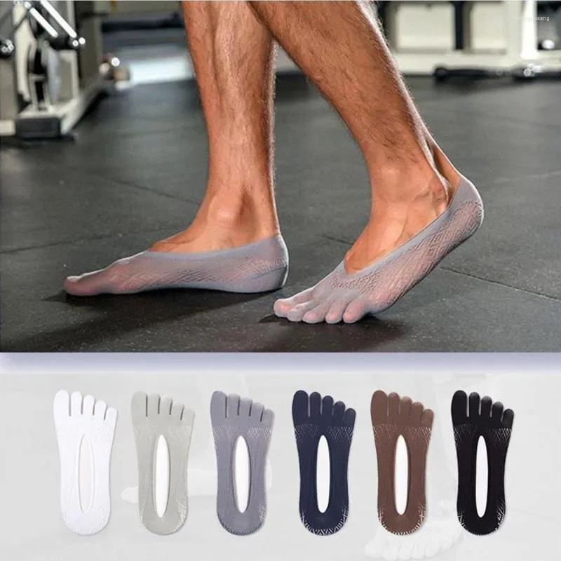 Mens Socks Men With Fingers Summer Ultra Thin Breathable Invisible