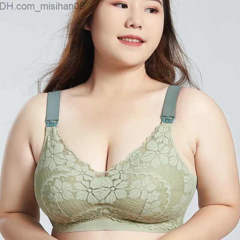 Maternity Intimates Thin lace maternity bra strapless care bra maternity  clothing preventing sagging feeding women's breathable bra underwear Z230731