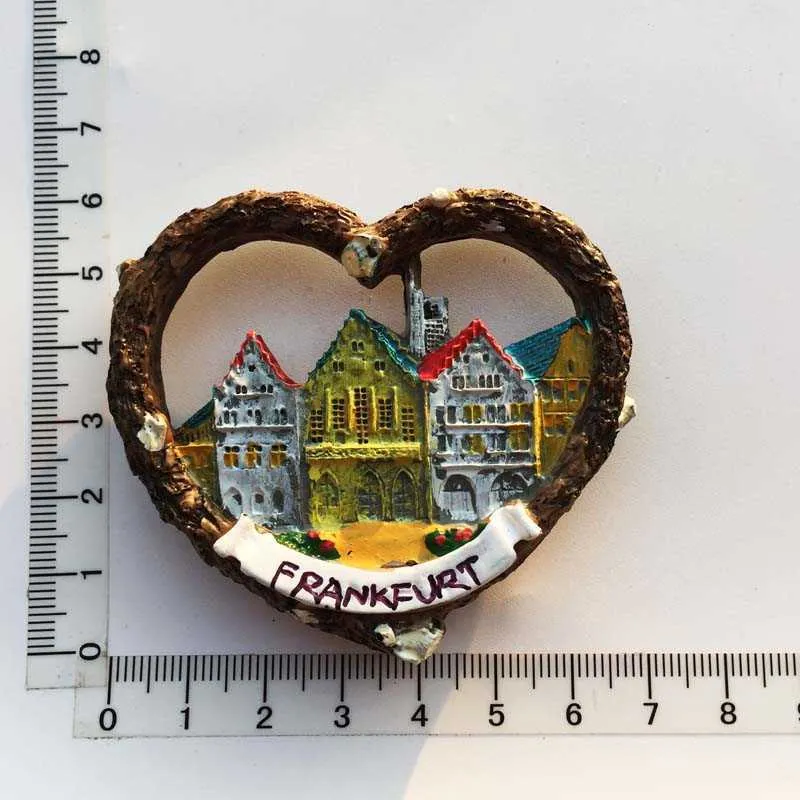 Erfurt Aimant De Réfrigérateur En Cristal 3D Souvenir De L