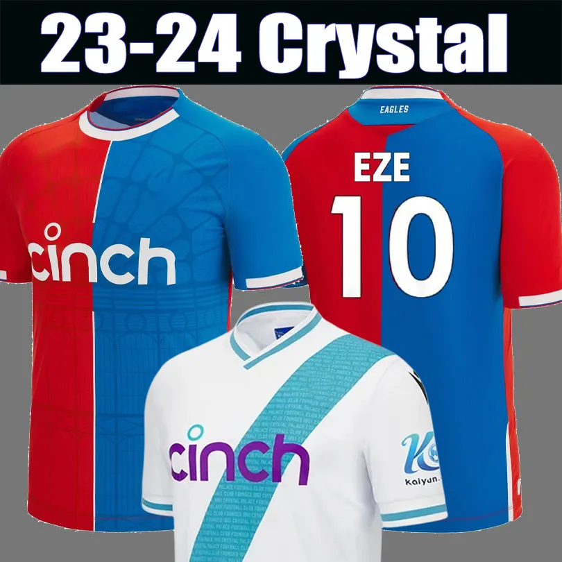 23 24 CRYSTAL OLISE Home soccer jerseys 2023 2024 PALACE ZAHA EZE J.AYEW third Away BENTEKE SCHLUPP MATETA EDOUARD GALLAGHER Football shirt Kit