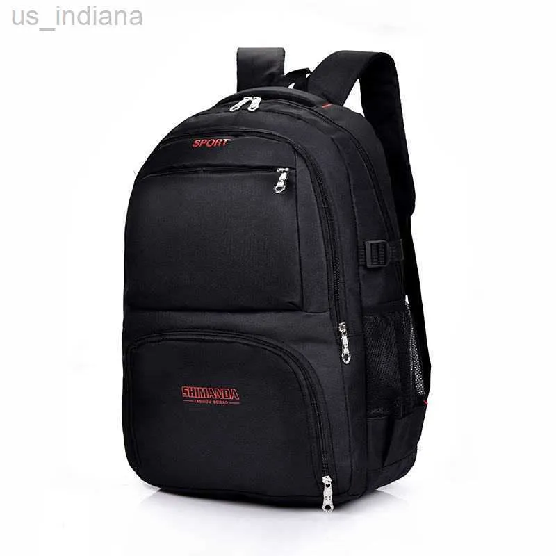 School Bags Men's waterproof new leisure laptop backpack large capacity youth backpack travel sports school backpack Z230801