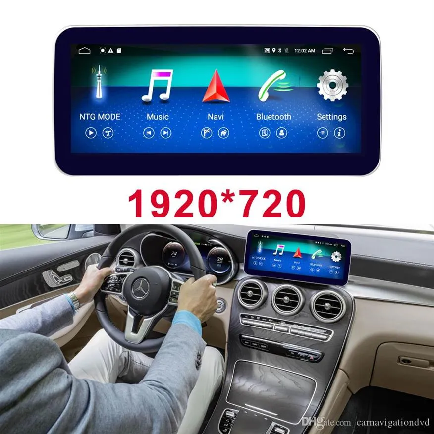 10 25 tela sensível ao toque android gps navegação rádio estéreo traço multimídia player para mercedes benz classe c s205 carro w205 glc 20280e