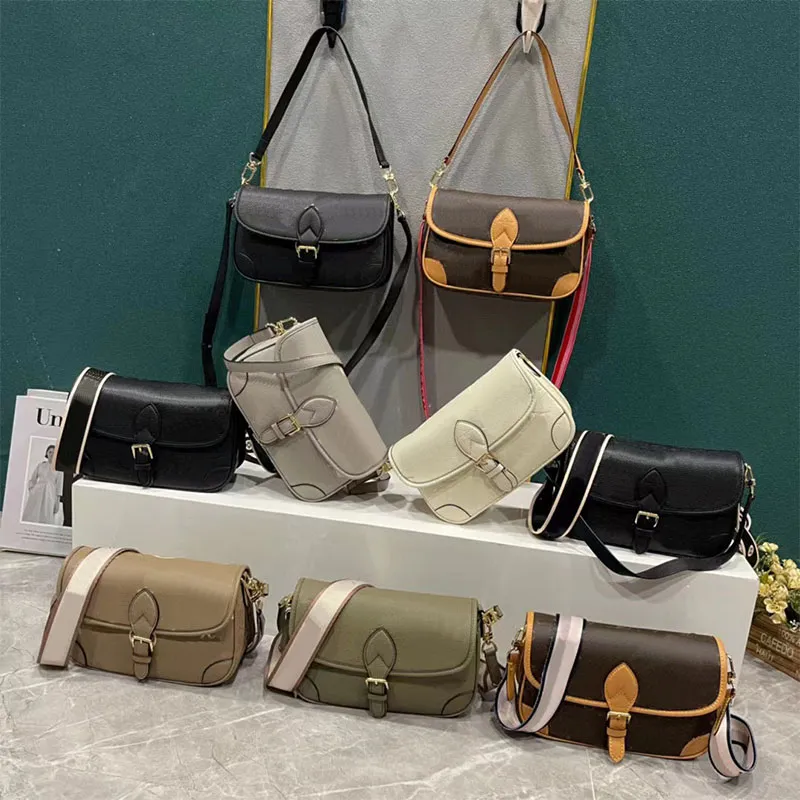 Nova bolsa baguete bolsa de design crossbody bolsa mensageiro bolsa feminina bolsa de ombro bolsa de luxo bolsa envelope bolsa de mão bolsas de axila bolsas tote clássicas ferragens de letras