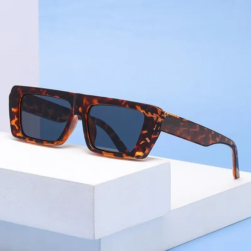 여성 선글라스 선글라스 선글라스 태양 보호 UV400 패션 작은 사각형 선글라스 남성 운전 여행 거리 샷 안경 4 색 10pcs 빠른 배