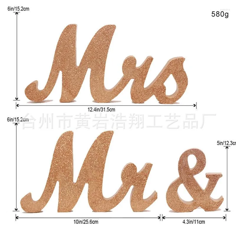 letras de madera grandes decorativas MR & MRS decoracion de boda