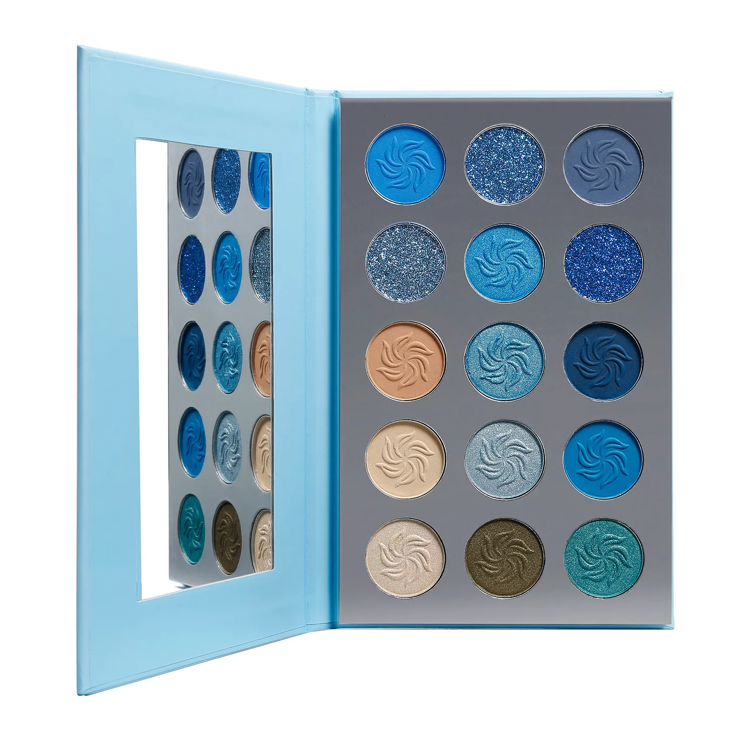 Eye Shadow Blue Eyeshadow Palette De'Lanci 15 Färger Baby Makeup Set Matte Palette Maquillag Yeux Shimmer High Quality Eyeshadow Palette 230731