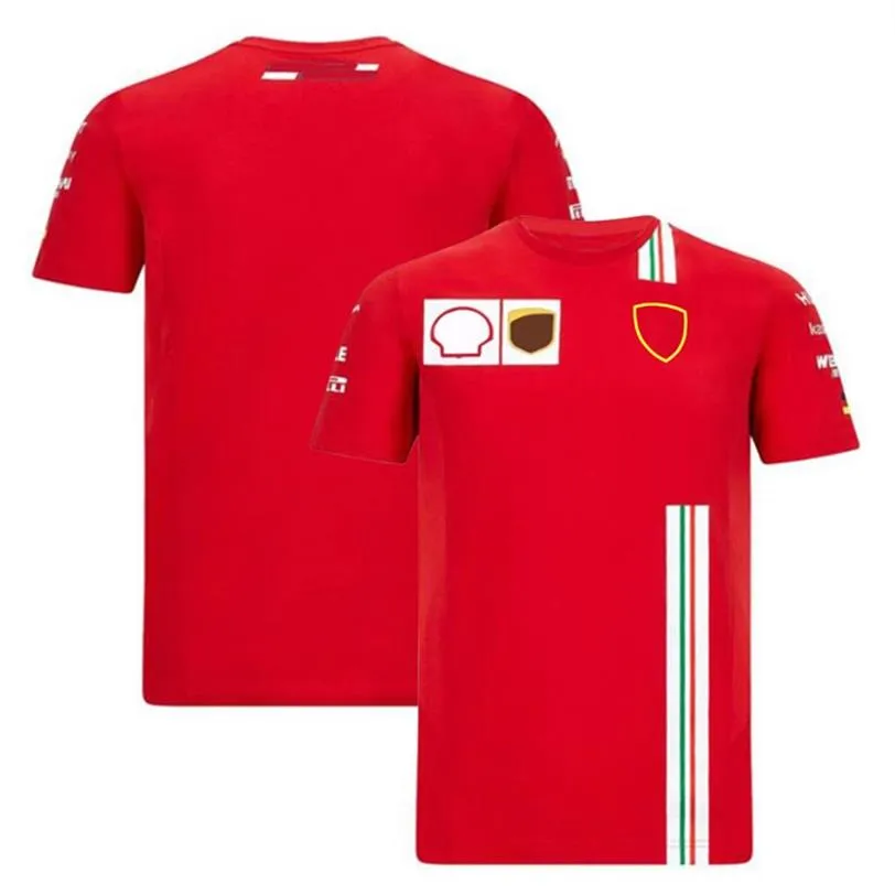 T-shirt F1 formula uno a maniche corte nuova tuta sportiva T-shirt girocollo stile personalizzato poliestere di grandi dimensioni ad asciugatura rapida313D