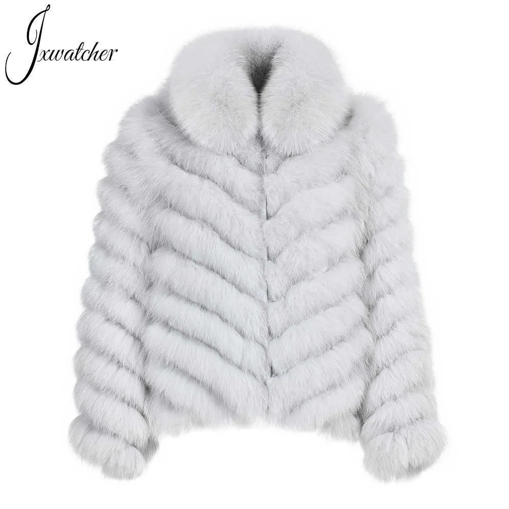 Jxwatcher Manteau De Fourrure En Fausse Fourrure Pour Femmes Doublure En Soie Réversible Porter Veste Femmes Hiver Chaud Personnalisé De Luxe Lisse Manteau De Fourrure De Haute Qualité Dame HKD230727