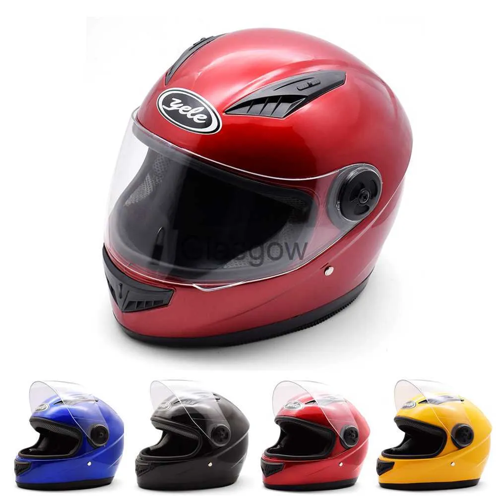 Capacetes de motocicleta mais novo capacete de motocicleta para homens mulheres clássico moda rosto completo design leve DOT certificado para moto outono inverno x0731