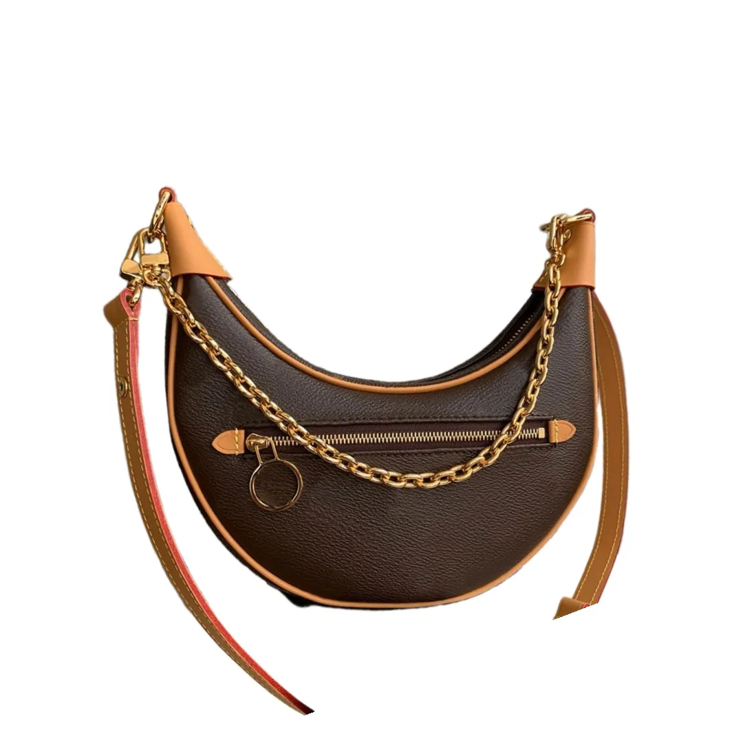 Woodland Leathers Borsa In Vera Pelle Italiana Donna - Marrone Chiaro, Media, Tracolla Regolabile, Con Scomparti