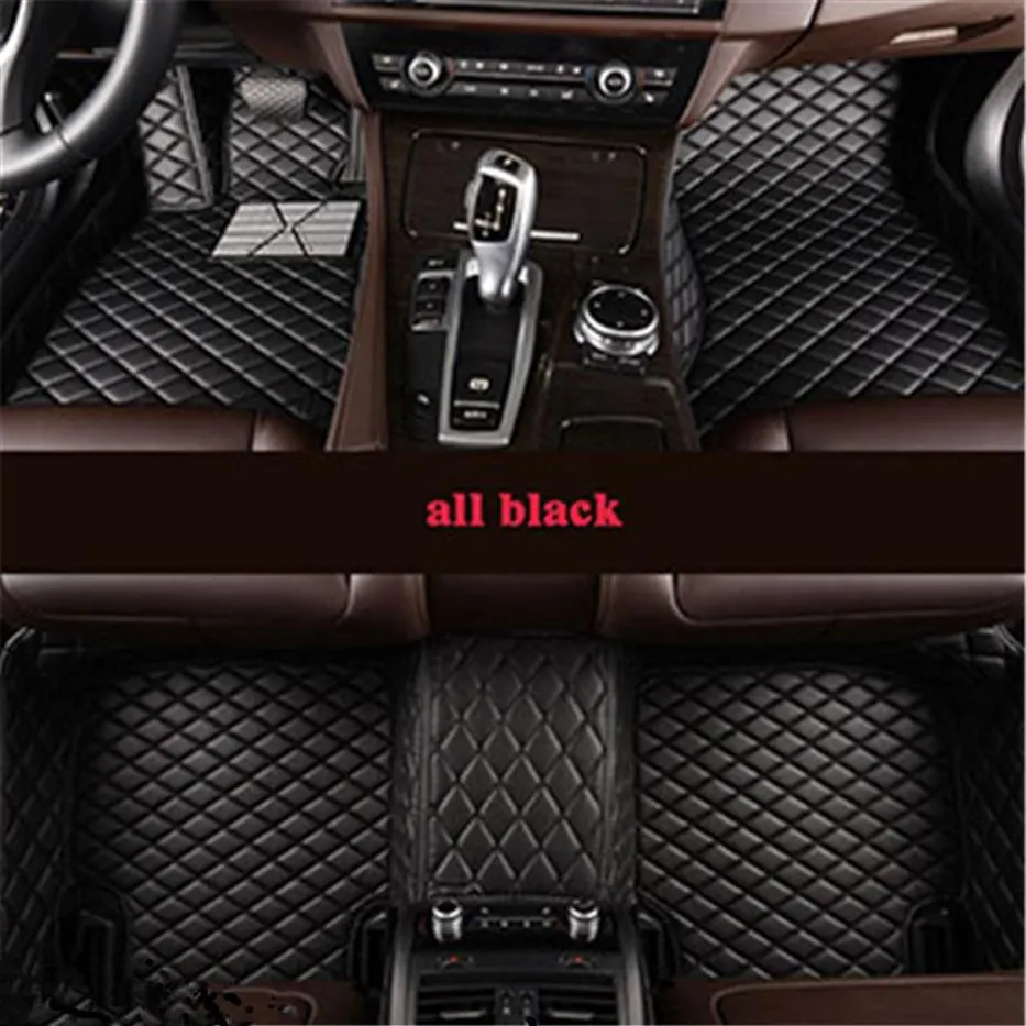 Custom car floor mat for audi A3 sportback A1 8KX A2 8P Limousine Convertible A4 A6 Q2 Q3 Q5 Q7211c