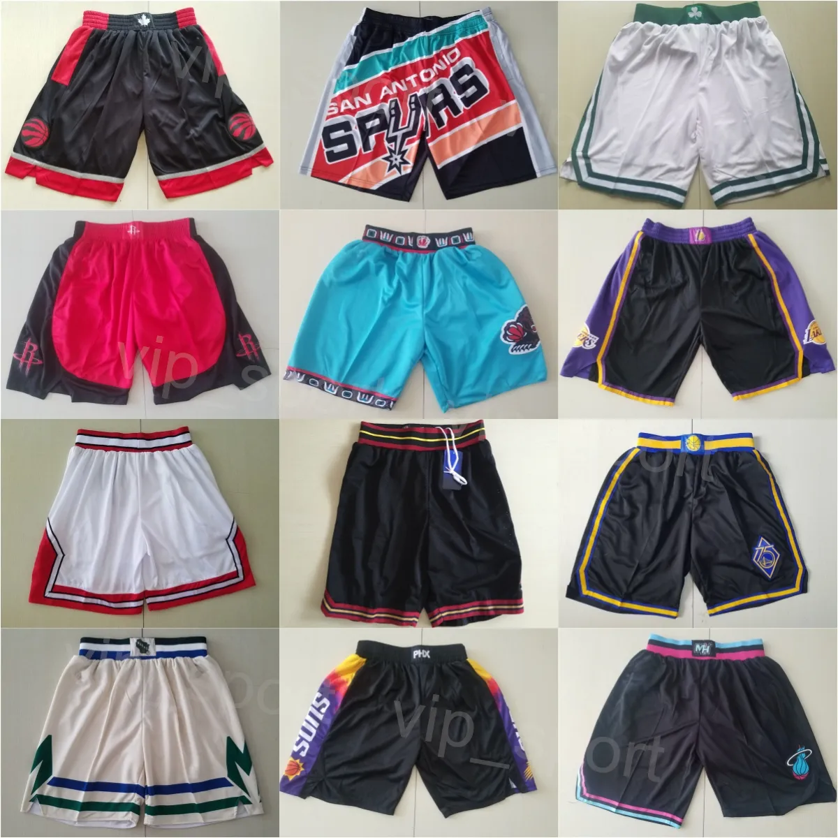 Ropa deportiva de baloncesto Pantalones de chándal Cordón Hombres Equipo Corto Cintura elástica Pantalones para correr Entrenamiento Pantalones cortos de secado rápido Vintage Andrew Wiggins Giannis Antetokounmpo