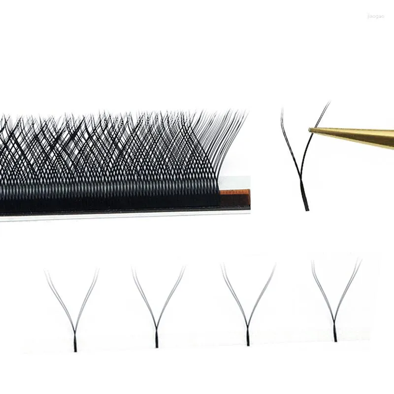 False Eyelashes CNKlash YY Shape Lashes Individual Extensions 0.05/0.07 Natural Soft Y For Korea