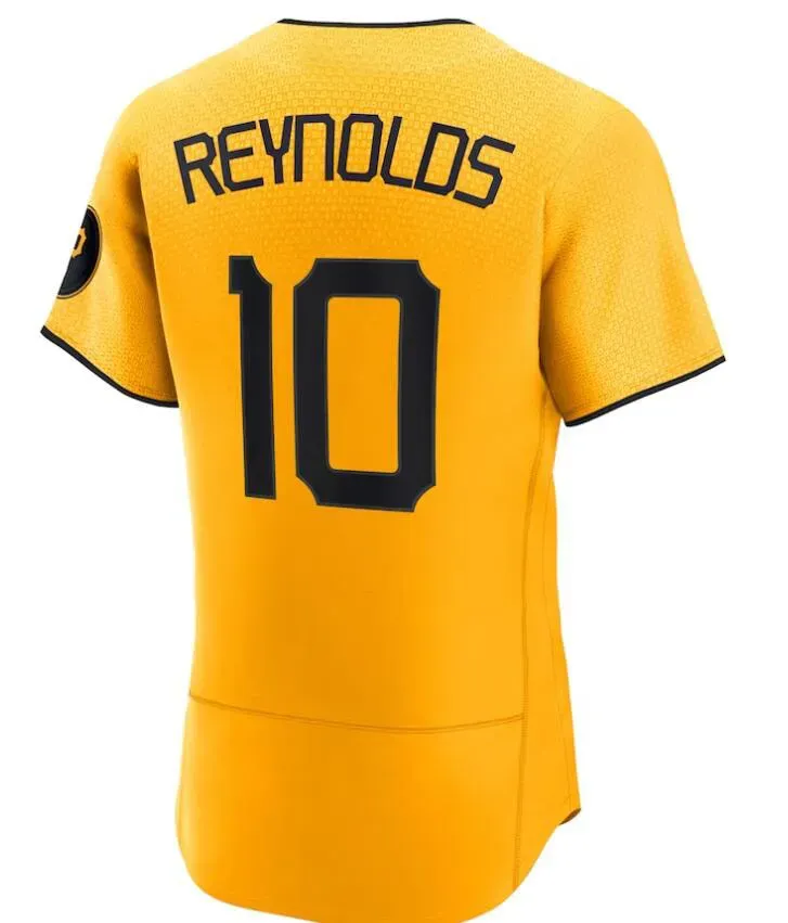 Black Pirates Bryan Reynolds Roberto Clemente Day Authentic Jersey