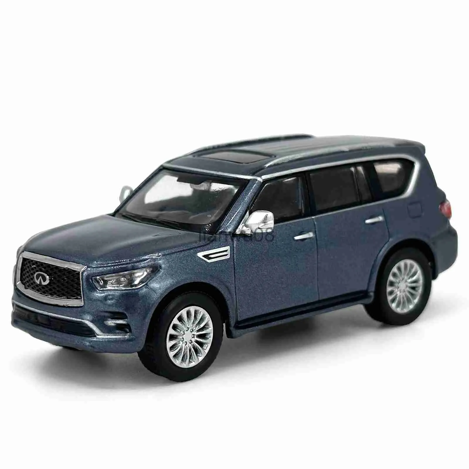 Diecast Model Cars 164 Scale Paudi Infiniti QX80 Blue Diecast Model Minature Toy Car Apar x0731