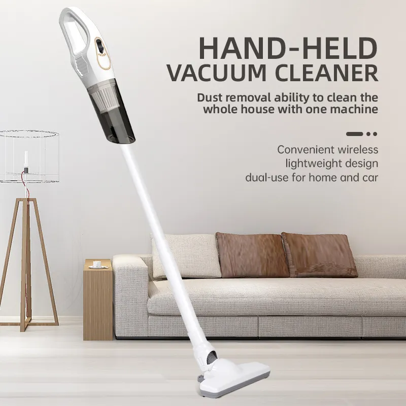Vacuums Cordless Stick Vacuum Cleaner 12000Pa Powerful Suction Vertical Handheld Wireless Car Home Vac for Carpet Hard Floor Pet 230731