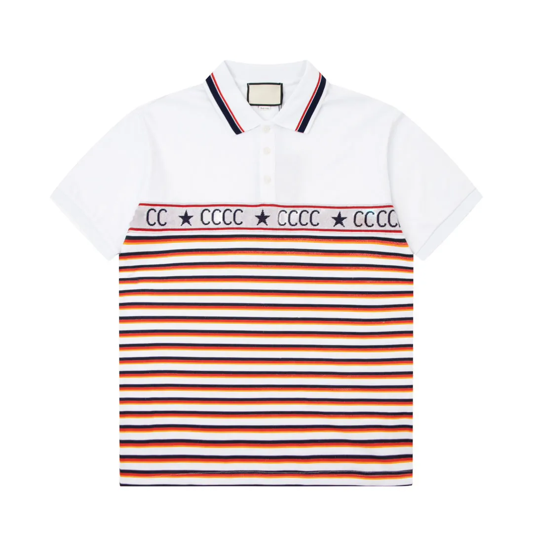2NEW 패션 런던 영국 폴로 셔츠 셔츠 남성 디자이너 폴로 셔츠 하이 스트리트 자수 인쇄 티셔츠 남성 여름면 캐주얼 티셔츠 Q34