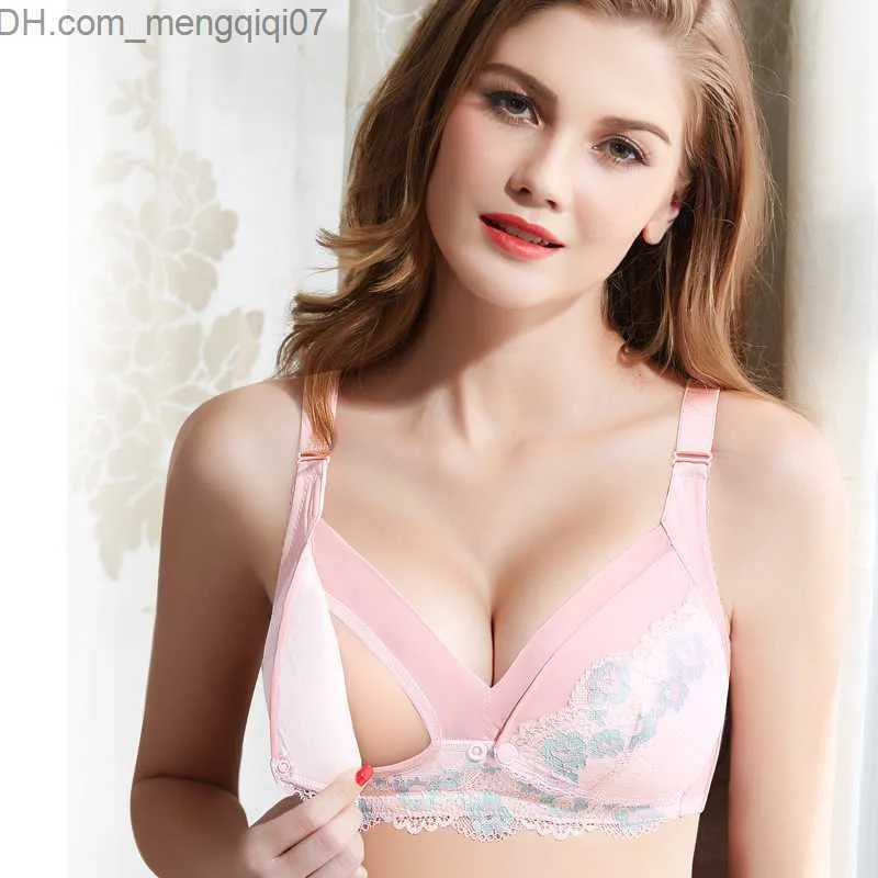 Anti Sag Maternity Nurse Bodily Nursing Bras With Open Button And Lace  Detailing No Steel Ring Pregnant Womens Bodily Nursing Bras Z230801 From  Mengqiqi07, $5.34