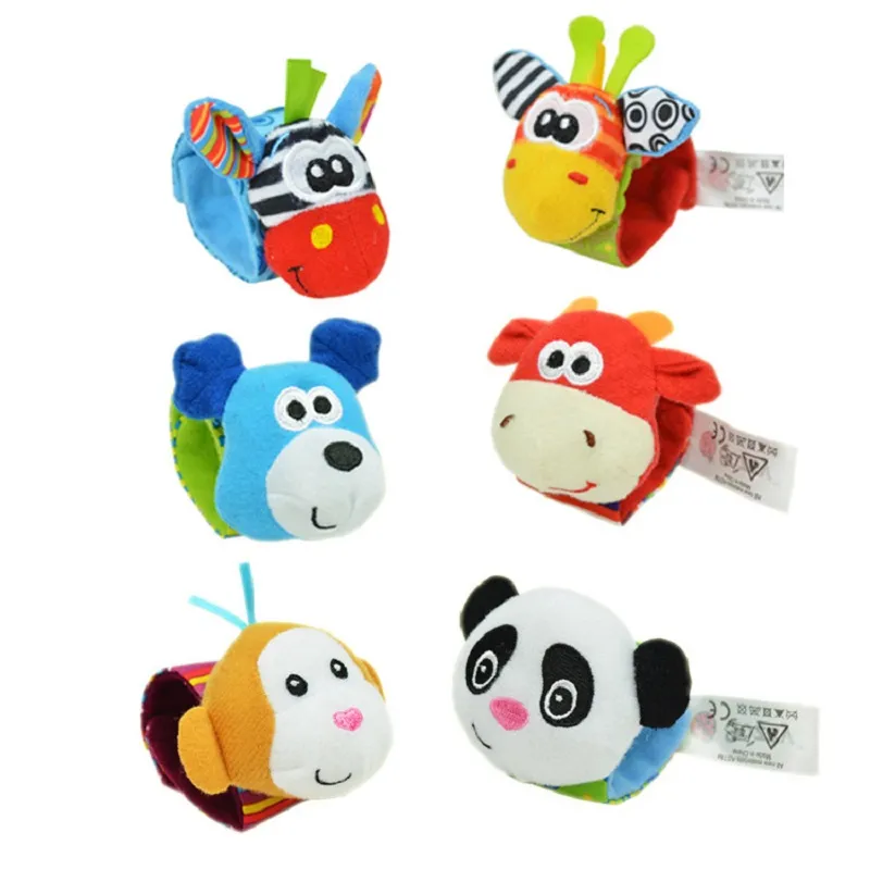 Sozzy Hot Baby Toy Socks Baby Toys Gift Plush Garden Bug Wrist Rectle 3 Styles Tyles Teys Toys Toys Contle Bright Colorzz