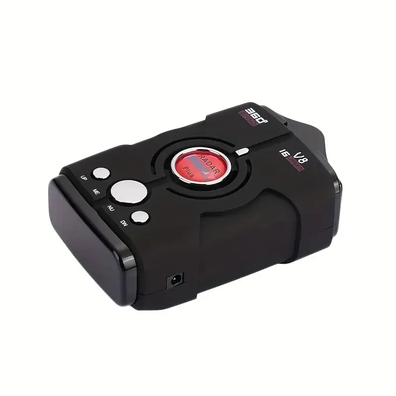 Detector de radar de carro Detector de carro Lidar de longo alcance com velocidade de prompt de voz, sistema de alarme de velocidade e detecção de 360°