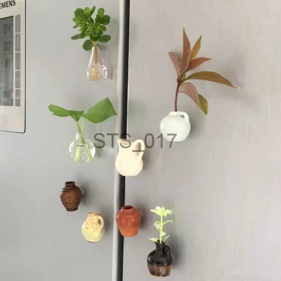 Lot De 8 Mini Aimants De Vase - Vases Magnétiques 2025 - Mini Aimants