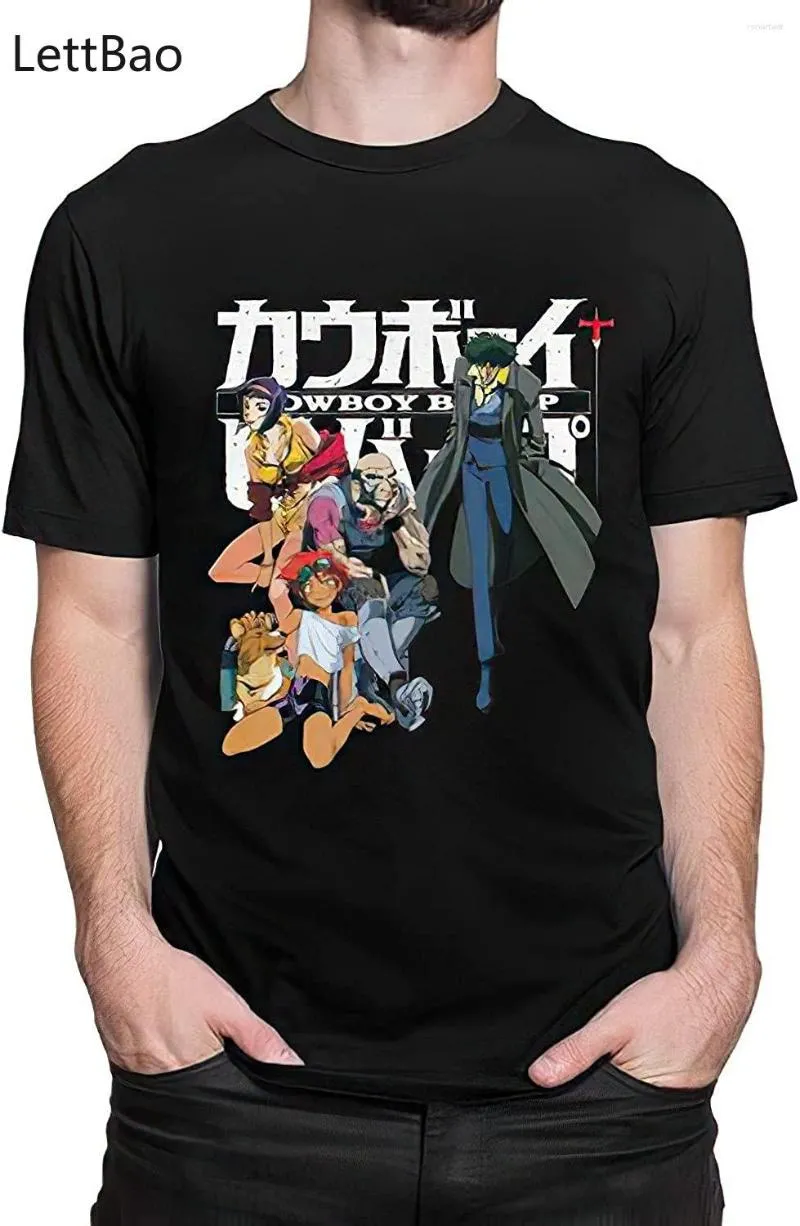 メンズTシャツカウボーイベボップアニメシャツメンファッションTシャツTシャツoネックトップ女性審美的服ヴィンテージ2023