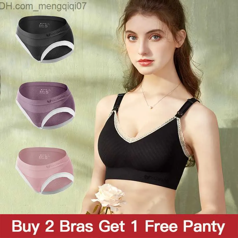 Maternity Intimates YATEMAO Hot Selling Pregnant Women's Care Bra Breast Feeding Bra Pregnant Women's Underwear Z230801