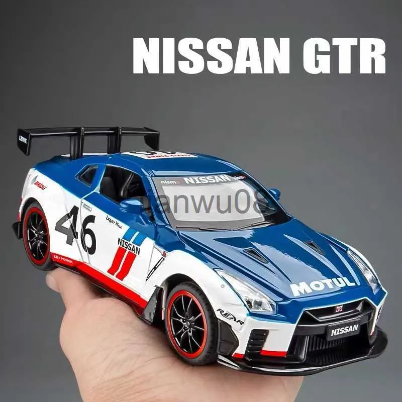 Diecast Model Cars 124 NISSAN Skyline Are GTR R35 Wide Body Race Alloy Car Model Diecasts Vehicles Refit Racing Toy Cars Kid Toys Children Boy Toy x0731