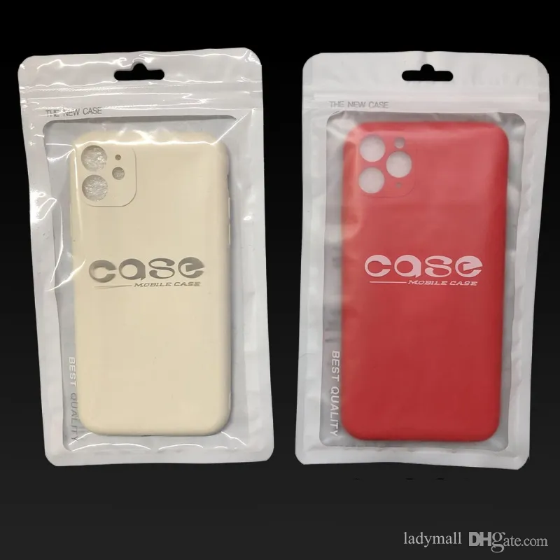 iPhone 용 Zip Lock Retail Zipper Bags Samsung Universal Mobile 휴대 전화 케이스 플라스틱 투명 포장 파우치 OPP 백 홀 패키지 액세서리