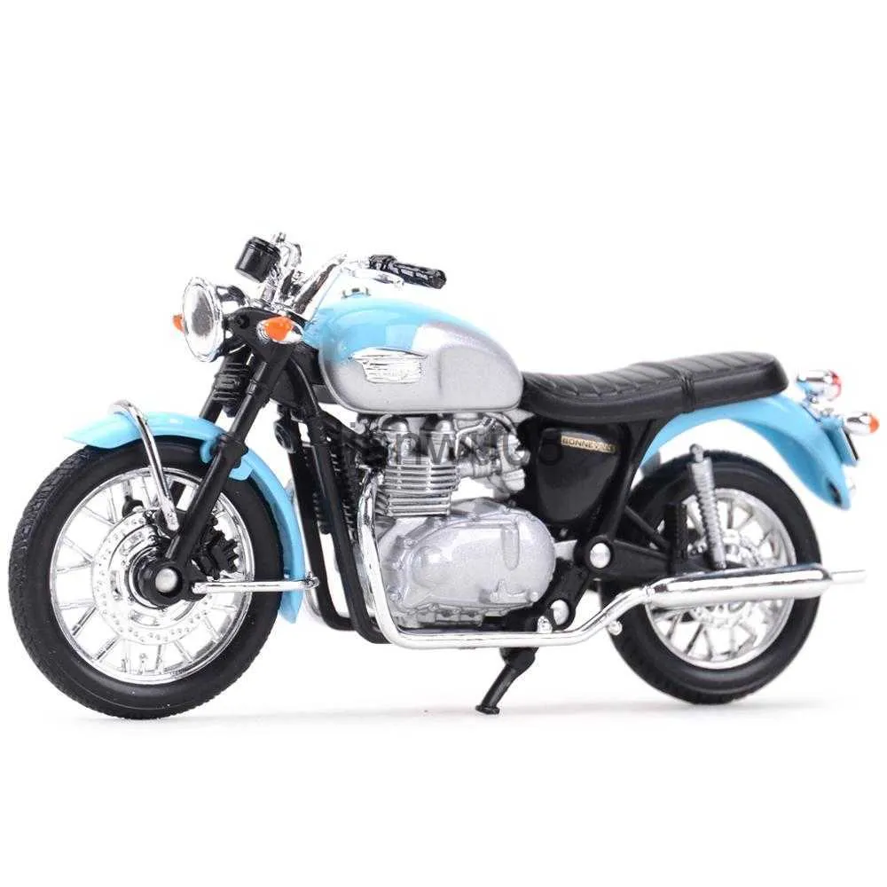 Modellini di automobili Welly 118 Triumph 2002 Bonneville Veicoli pressofusi Giocattoli da collezione per modellini di moto x0731