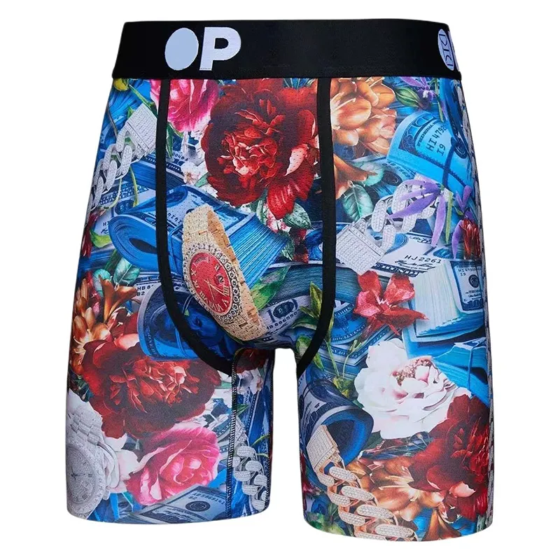 Mens Designer Psds Boxers Underwear Beach Shorts Boxer Sexy Underpa Printed Underwear Soft Boxers Summer Breathable Swim Trunks Branded Male Short Psds 118