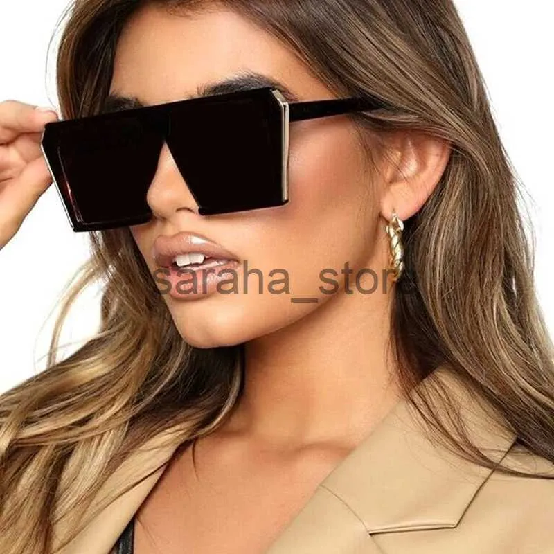 Gafas De Sol Moda Gafas De Sol Cuadradas Mujeres Marca De Lujo Big Black  Gafas De Sol Mujer Espejo Shades Ladies Oculos De Sol Feminino J230731 De  4,54 €