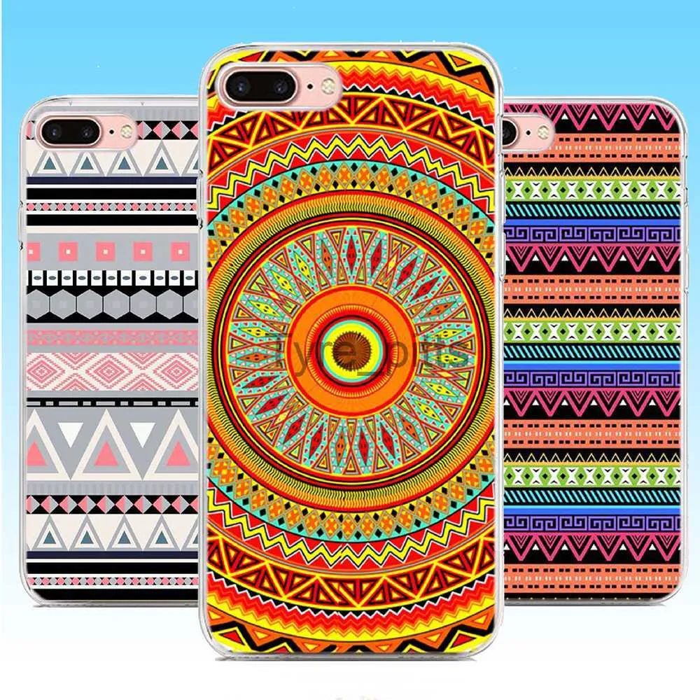 Custodie per cellulari per LG Q92 5G Q70 Q60 Q52 Q61 Q51 Q9 Q7 Custodia morbida TPU Cover posteriore tribale azteca Borsa per cellulare per custodia LG Q92 5G x0731