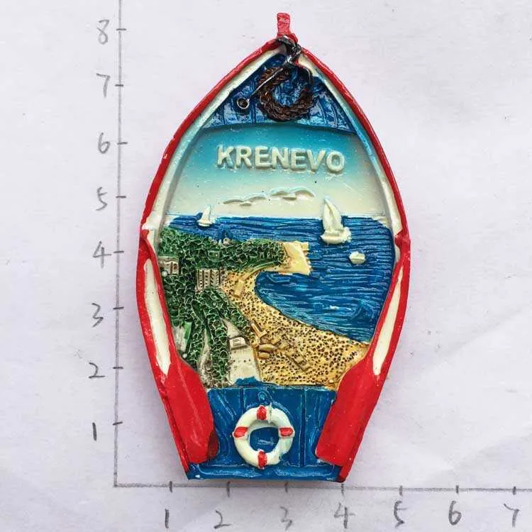 Magnete Frigorifero 3D Andorra - Souvenir Turistico In Resina, 7,5 Cm | Regalo Originale E Decorazione Casa Dalla Cina - 2