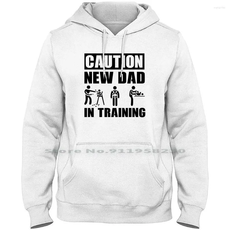 Sweats à capuche pour hommes Attention papa en entraînement pull à capuche père et fille fils train pluie Papa