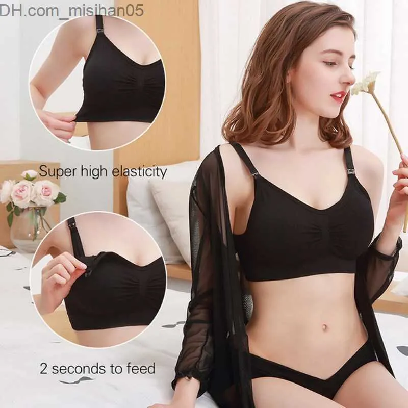 Maternity Intimates Quick Release Of Pregnant Womens Breast Enhancement  Without Steel Ring Special Underwear Seamless Strapless Pregnant Womens  Care Bra Z230731 From 4,11 €