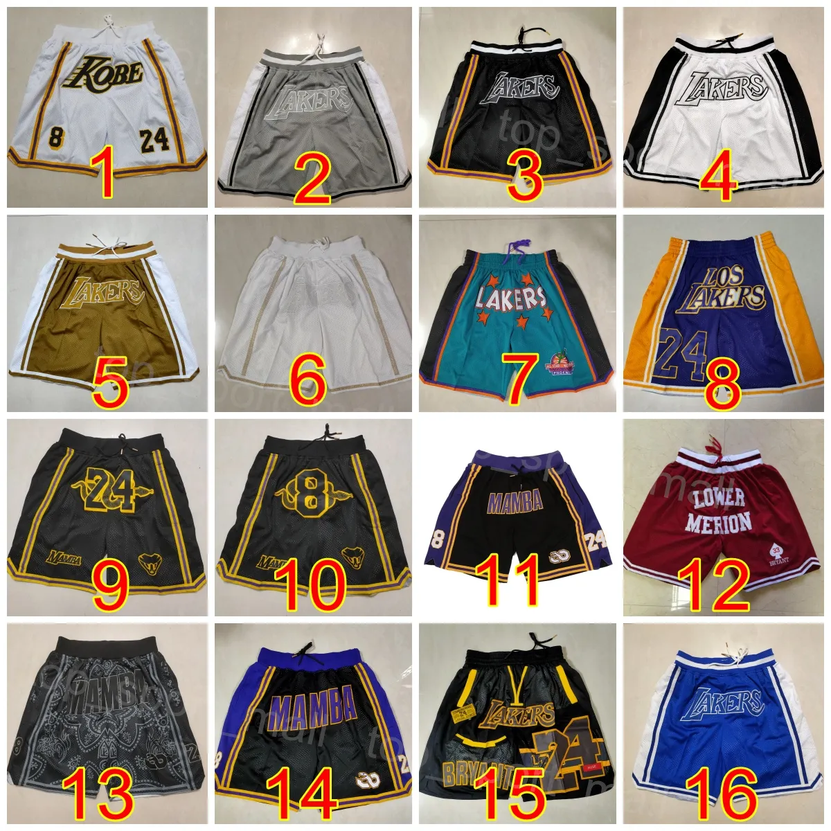 Men Team Just Don Basketball Shorts Zipper Fly Sport Zipper Pant