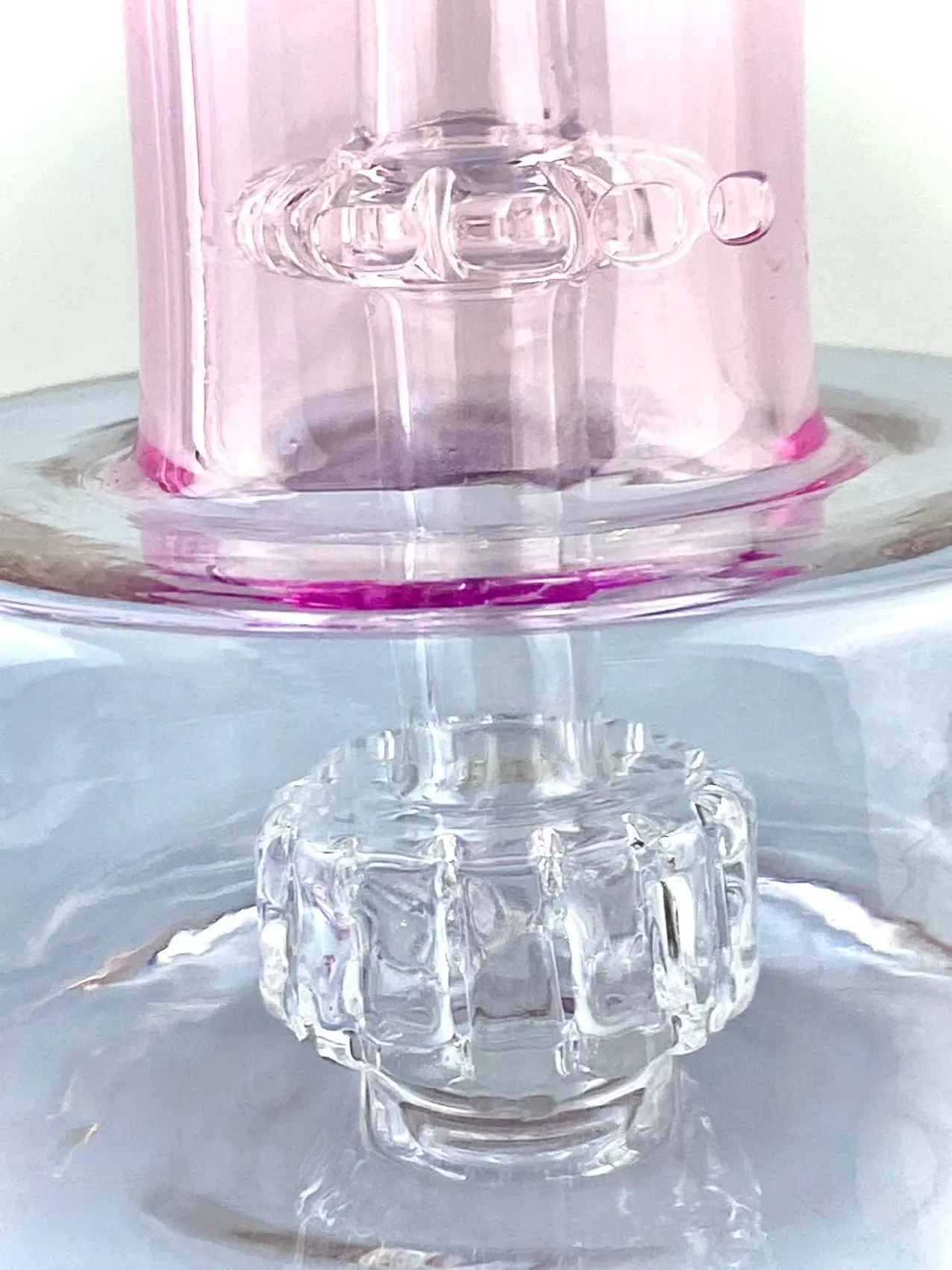 Tubi da fumo RBR3.0, cfl rosa e viola, con un opale, pipa da fumo, narghilè piattaforma petrolifera, giunto da 14 mm dal design accattivante, benvenuto aggiungere una bolla chiara