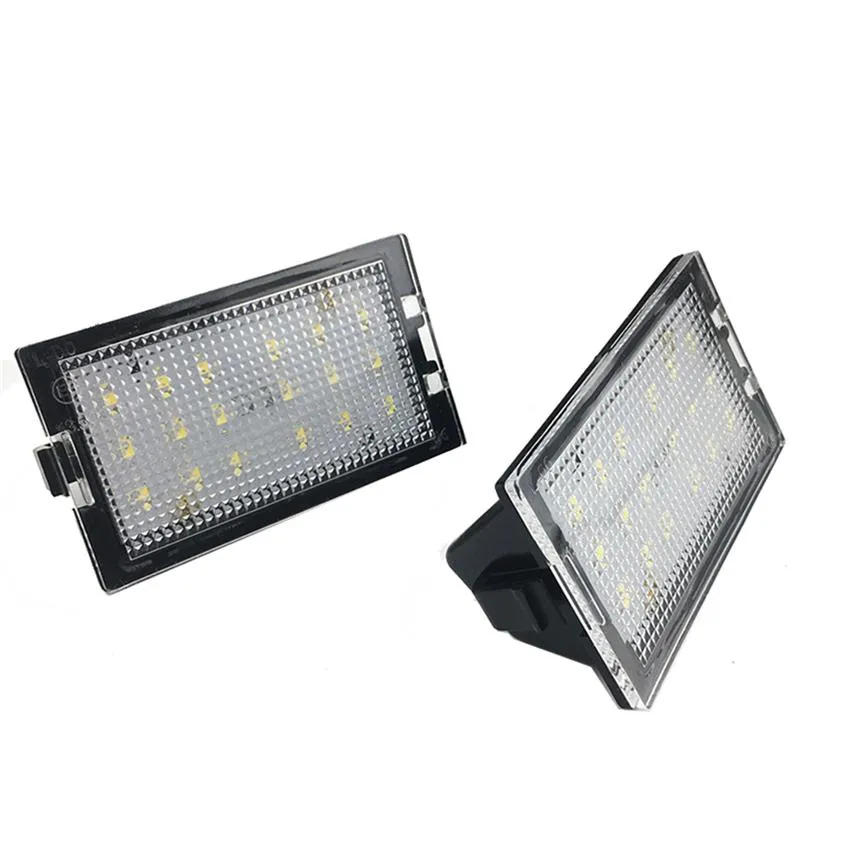 2 pièces pour Land Rover Discovery série 3 LR3 4 LR4 lander 2 LR2 Range Rover Sport voiture LED plaque d'immatriculation lumière lampe 200f