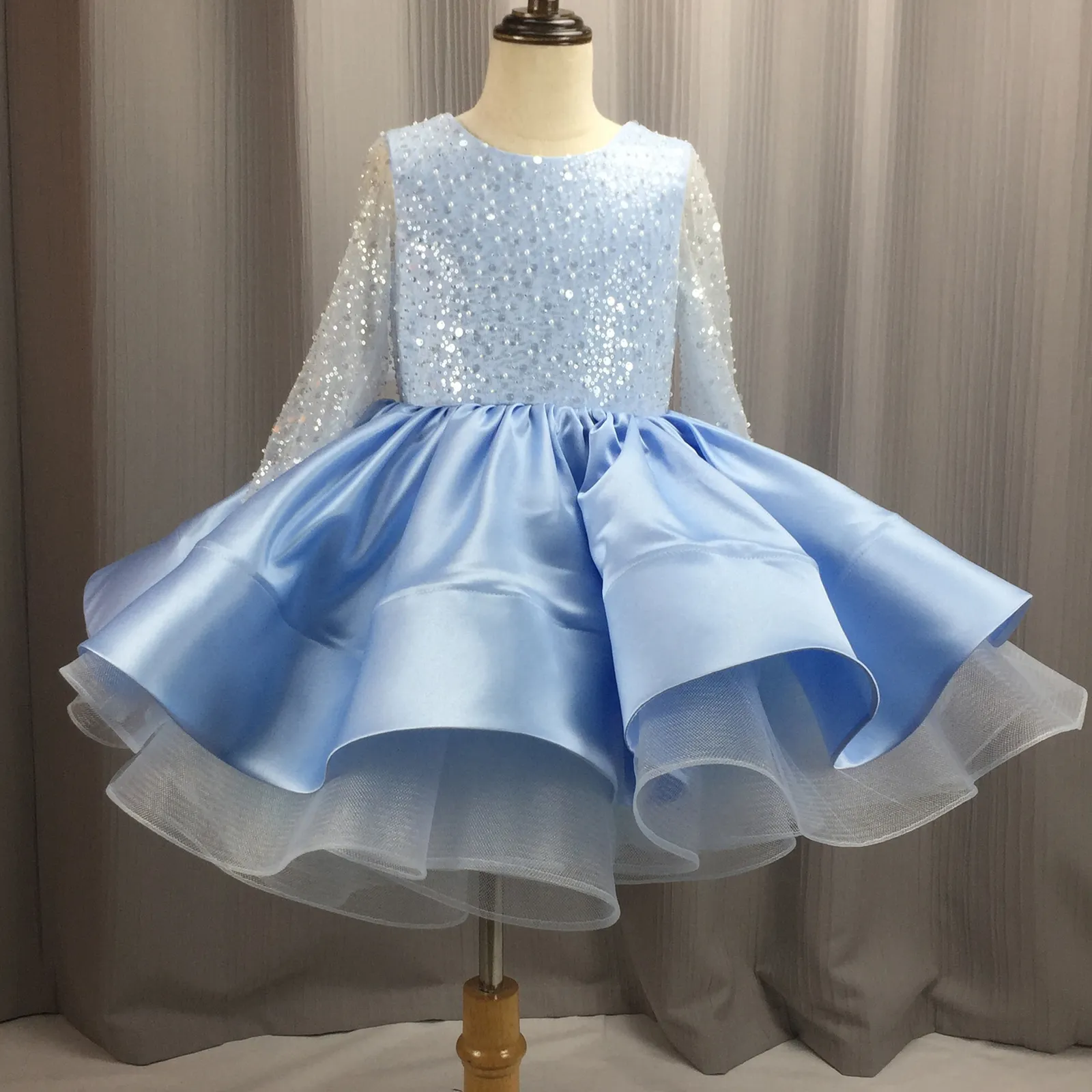 Girl Dresses: Girls Formal Dresses Long Sleeve Sequin... From Xianstore07, $31.21 | DHgate.Com Girl Dresses: Girls Formal Dresses Long Sleeve Sequin... From Xianstore07, $31.21 | DHgate.Com