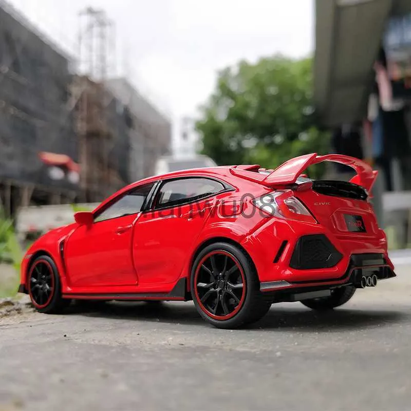 132 Scale Diecast Honda Civic Sedan TypeR JDM Alloy Model Car