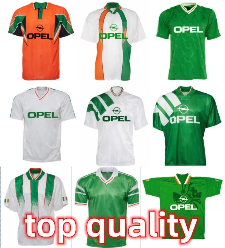 Retro Ireland Soccer Jersey Eire Football T-Shirt 1990s Retro Ireland Soccer Jersey Eire Football T-Shirt 1990s