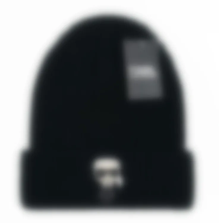 Autumn beanies unisex karl brev stickade hattar kvinnor män avslappnad tjock cap godis färg mode hatt