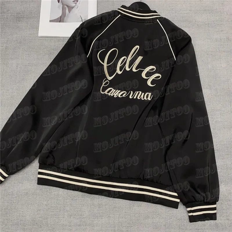 Embroidered Letter Coats Baseball Jackets For Women Fashion Street Style Coat High Grade Lady Jacket Outerwear