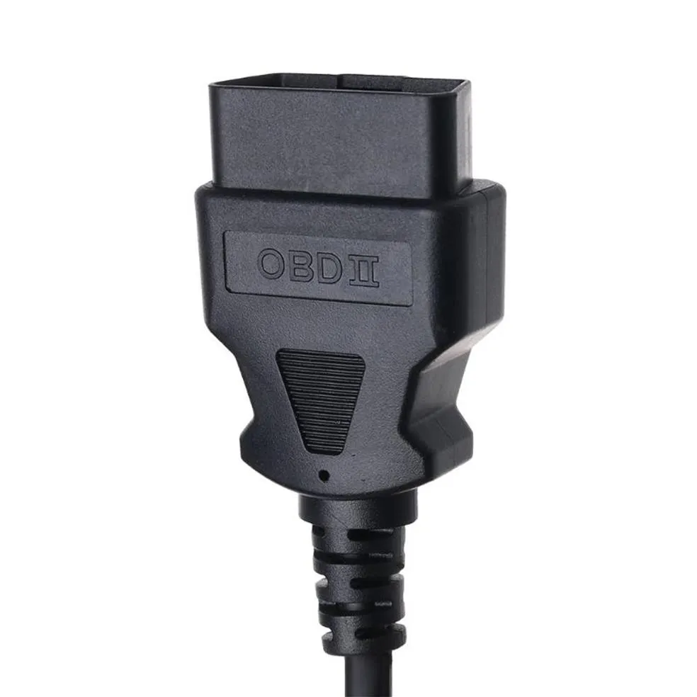 Диагностические инструменты OBD2 16PIN мужской штекер Adapter Открытие кабельного разъем для ELM327 Extension Auto269b