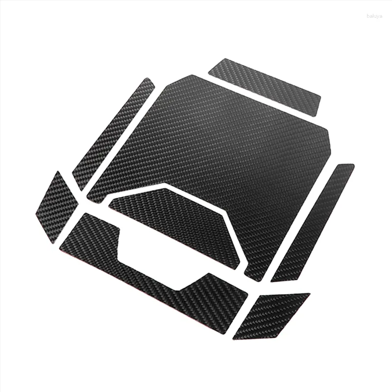 Carbon Fiber Center Console Storage Box Trim Sticker For Polaris RZR ...
