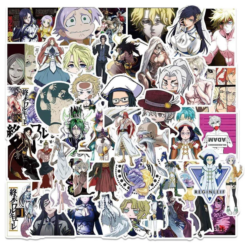 Stuks pak door Record 10 50 Ragnarok Japanse Anime Cartoon Stickers voor Skateboard Computer Notebook Auto Sticker Kinderspeelgoed 2533